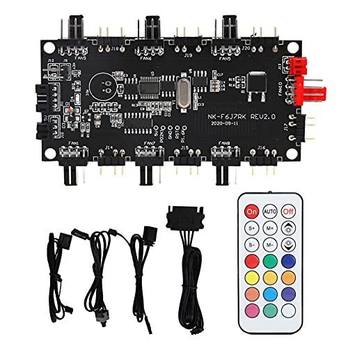 Heayzoki LED-Lichtregler PCB Netzteil Lüfter Hub 4/3 Pin ARGB Splitter Drahtlose Fernbedienung mit Professionellem Design und Vernünftiger Struktur von Heayzoki