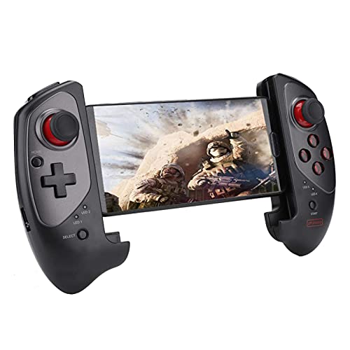 Heayzoki Pubg Mobile Controller, Handy Tablet Smart TV Teleskop Gamepad Game Controller 5-10 Zoll für Android/PC/Smart TV/Smartphones/Tablets, für PUBG/Fortnite/Überlebensregeln von Heayzoki