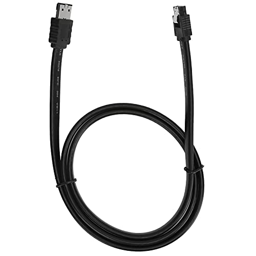 Heayzoki Serial ATA-Kabel Externes Festplattendatenkabel Reinkupfer-Adapter für ESATA-Schnittstellengeräte,Für die Datenübertragung von ESATA (Serial Port) Festplatten, ESATA Optical Drives von Heayzoki