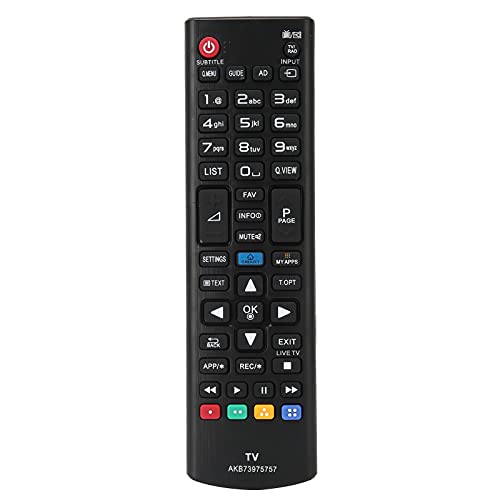 Heayzoki TV-Fernbedienung, Langlebige Fernbedienung Passend für LG TV AKB73975757 AKB73715601 AKB73715634 42LN5708 55LN5758 26LN460R,für LG TV-Fernbedienung mit Langer Fernbedienung von Heayzoki