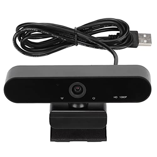 Heayzoki USB-Webcam,USB2.0-Webkamera Full HD 1080P 30FPS Computer-Videokonferenz-Webcam mit Mikrofon,Computerkamera mit Schneller Übertragungsgeschwindigkeit für Lehrbesprechungen von Heayzoki