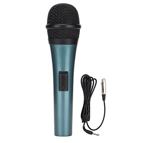Karaoke-Mikrofon, Dynamisches Kabel XLR-Mikrofon Handheld-Mikrofon-Unterstützung Lautsprecher-Mixer-Verstärker für Heimkino Ktv von Heayzoki