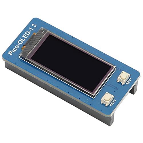 OLED-Anzeigemodul, 1,3-Zoll-I2C-Anzeigemodul, Spi-I2C-Schnittstelle, Sh1107-Treiber, Chipplatinenanzeige, Raspberry Pi Pico Board-Modul für Raspberry Pi Pico von Heayzoki