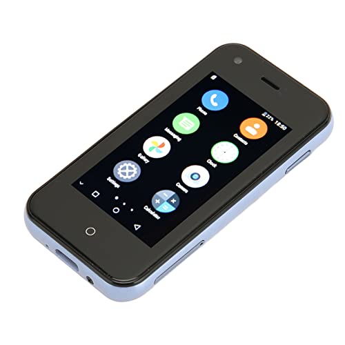 Soyes D18 -Smartphone, 3G--Handy für Android, 2,5-Zoll-WLAN-Smartphone, 1 GB 8 GB Quad-Core-Telefon für Studenten (Hellblaues Grau) von Heayzoki