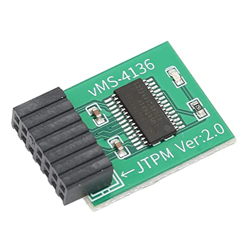 TPM 2.0-Verschlüsselungs-Sicherheitsmodul, 14-poliger TPM-Chip, Hohe Sicherheit, Breite Anwendbarkeit, Verschlüsselungs-Sicherheitsmodul für Msi-Computerzubehör von Heayzoki