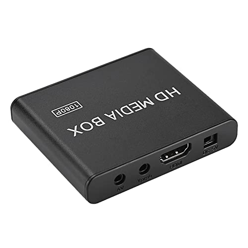 Video-Player, Full HD Mini Box Media Player 1080P Media Player Box Unterstützung USB MMC RMVB MP3 AVI MKV (US Stecker) von Heayzoki