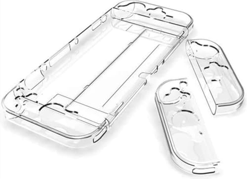 *** Geeignet für Switch OLED Case Schock - resistente Schutzhülle transparent - Van Heble® *** von Heble