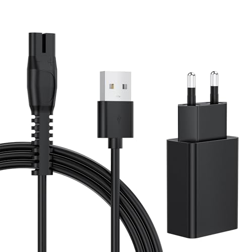 5V USB Bartschneider Ladekabel Kompatibel mit Philips Norelco Oneblade 360 Elektrorasierer QP2724 QP1924 QP4631 QP1324, Stromkabel für One Blade Pro 360 Rasierer 5V USB Bartschneider Ladekabel Kompatibel mit Philips Norelco Oneblade 360 Elektrorasierer QP2724 QP1924 QP4631 QP1324, Stromkabel für One Blade Pro 360 Rasierer von Heblumin