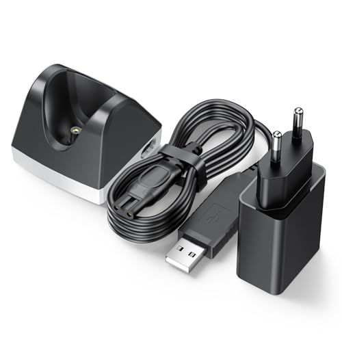 8V HQ850 Ladestation Basis Kompatibel mit Philips One Blade QP2630, QP2530 Elektrischer Bartschneider Rasierer Barttrimmer Herren Beard Trimmer Netzteil Ersatz-Stromadapter für die Ladestation 8V HQ850 Ladestation Basis Kompatibel mit Philips One Blade QP2630, QP2530 Elektrischer Bartschneider Rasierer Barttrimmer Herren Beard Trimmer Netzteil Ersatz-Stromadapter für die Ladestation von Heblumin