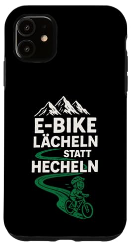 E-bike Lächeln Statt Hechlen - E-bike Lächeln Hülle für iPhone 11 E-bike Lächeln Statt Hechlen - E-bike Lächeln Hülle für iPhone 11 von Hecheln Fahrrad Spruch