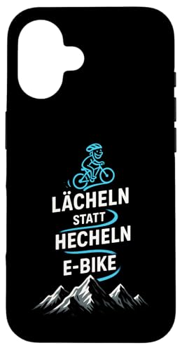 E-bike Lächeln Statt Hechlen - E-bike Lächeln Hülle für iPhone 16 E-bike Lächeln Statt Hechlen - E-bike Lächeln Hülle für iPhone 16 von Hecheln Fahrrad Spruch