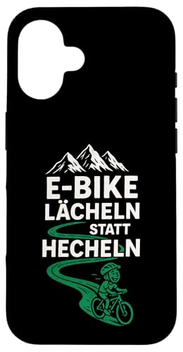 E-bike Lächeln Statt Hechlen - E-bike Lächeln Hülle für iPhone 16 E-bike Lächeln Statt Hechlen - E-bike Lächeln Hülle für iPhone 16 von Hecheln Fahrrad Spruch
