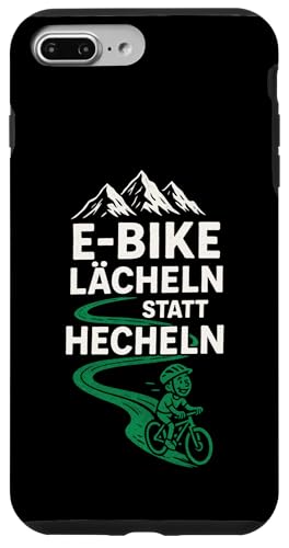 E-bike Lächeln Statt Hechlen - E-bike Lächeln Hülle für iPhone 7 Plus/8 Plus E-bike Lächeln Statt Hechlen - E-bike Lächeln Hülle für iPhone 7 Plus/8 Plus von Hecheln Fahrrad Spruch