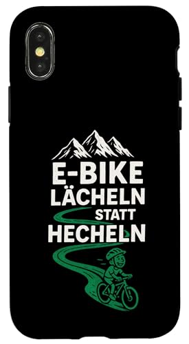 E-bike Lächeln Statt Hechlen - E-bike Lächeln Hülle für iPhone X/XS E-bike Lächeln Statt Hechlen - E-bike Lächeln Hülle für iPhone X/XS von Hecheln Fahrrad Spruch
