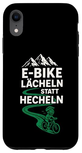 E-bike Lächeln Statt Hechlen - E-bike Lächeln Hülle für iPhone XR E-bike Lächeln Statt Hechlen - E-bike Lächeln Hülle für iPhone XR von Hecheln Fahrrad Spruch