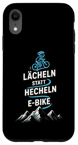 E-bike Lächeln Statt Hechlen - E-bike Lächeln Hülle für iPhone XR E-bike Lächeln Statt Hechlen - E-bike Lächeln Hülle für iPhone XR von Hecheln Fahrrad Spruch
