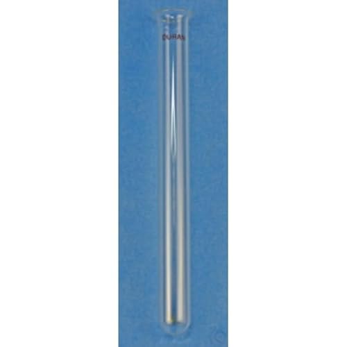 Hecht DURAN Borosilikatglas 3.3, Reagenzgläser, Gebördelter Rand, Transparent, 1.4mm Wandstärke, 200mm Länge, 38mm Durchmesser, 100 Stück Hecht DURAN Borosilikatglas 3.3, Reagenzgläser, Gebördelter Rand, Transparent, 1.4mm Wandstärke, 200mm Länge, 38mm Durchmesser, 100 Stück von Hecht
