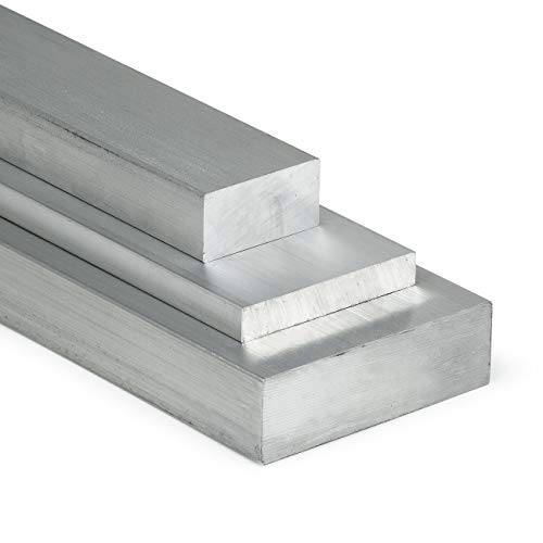 Aluminium Flach 100x20mm - Länge = 500mm (50cm) Flachstange zum Drehen, Fräsen, Bohren, Sägen von Heck & Sevdic GbR