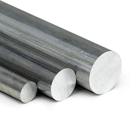 Aluminium Rund Durchmesser Ø 10mm | Länge = 2000mm (200cm) Rundstab zum Drehen, Fräsen, Bohren, Sägen von Heck & Sevdic GbR