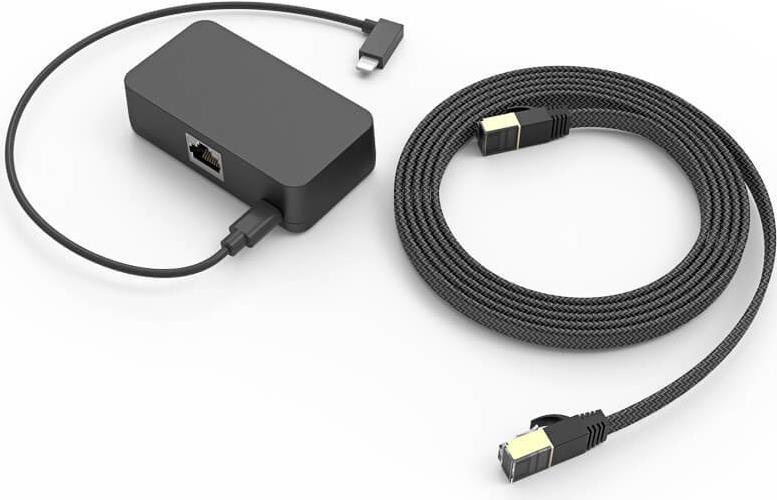 HECKLER Gigabit Ethernet + Power Over Ethernet Upgrade Kit for Zoom Rooms Console. Include USB Micro B to Right-Angle Lightning calbe,Cat.7 Rohkabel cable. (T272) von Heckler Design