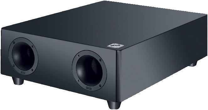 Ambient Sub 88 F Aktiv-Subwoofer matt schwarz Ambient Sub 88 F Aktiv-Subwoofer matt schwarz von Heco