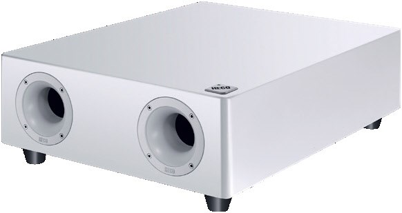 Ambient Sub 88 F Aktiv-Subwoofer matt weiß Ambient Sub 88 F Aktiv-Subwoofer matt weiß von Heco