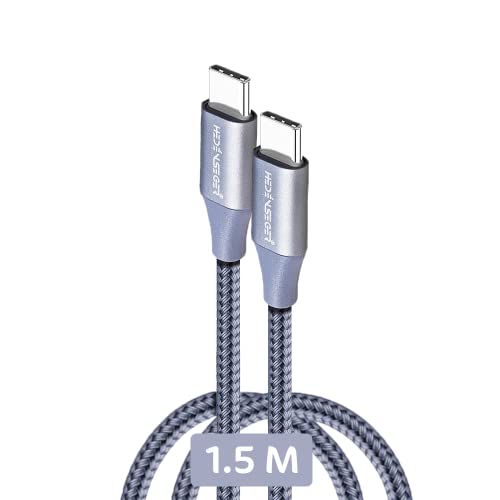 Heden Seger USB-IF-zertifiziertes Gen 2 10 Gbit/s USB-C-auf-USB-C-Kabel, schnelles Aufladen, 1,5 m (USB-C-Monitorkabel, 100 W USB-C-Kabel, schnelles Laden) mit 8K-Video und 100 W von Heden Seger