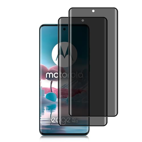 HeeYeal 2 Stück Privacy Schutzfolie kompatible mit Motorola Edge 40 Neo 5G, 9H Härte Anti-Spähen Sichtschutzfolie, Panzer Schutz Glas Anti-Spy Folie für Motorola Edge 40 Neo 5G HeeYeal 2 Stück Privacy Schutzfolie kompatible mit Motorola Edge 40 Neo 5G, 9H Härte Anti-Spähen Sichtschutzfolie, Panzer Schutz Glas Anti-Spy Folie für Motorola Edge 40 Neo 5G von HeeYeal