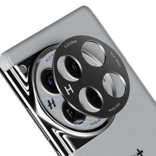 HeeYeal Kameraschutz für OnePlus 12 5G, 9H Härte Kratzfest Metall Aluminiumlegierung Objektivschutzrings, Kamera Styling Rahmen, Hinten Linse Schutzfolie Hülle für OnePlus 12 5G - Schwarz HeeYeal Kameraschutz für OnePlus 12 5G, 9H Härte Kratzfest Metall Aluminiumlegierung Objektivschutzrings, Kamera Styling Rahmen, Hinten Linse Schutzfolie Hülle für OnePlus 12 5G - Schwarz von HeeYeal
