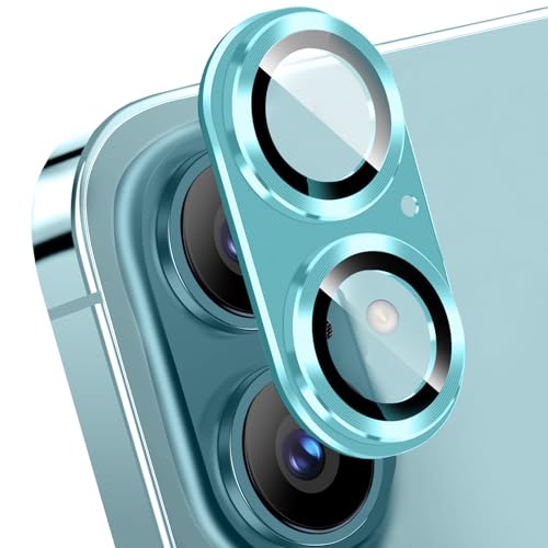 HeeYeal Kameraschutz für iPhone 16/iPhone 16 Plus Kamera Schutzfolie, 9H Härte Panzer Schutz Glas Aluminiumlegierung Linsenschutz Kamerafolie, HD Camera Protector für iPhone 16/iPhone 16 Plus - Grün HeeYeal Kameraschutz für iPhone 16/iPhone 16 Plus Kamera Schutzfolie, 9H Härte Panzer Schutz Glas Aluminiumlegierung Linsenschutz Kamerafolie, HD Camera Protector für iPhone 16/iPhone 16 Plus - Grün von HeeYeal