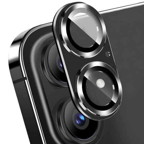 HeeYeal Kameraschutz für iPhone 16/iPhone 16 Plus Kamera Schutzfolie, 9H Härte Panzer Schutz Glas Aluminiumlegierung Linsenschutz Kamerafolie, HD Camera Protector für iPhone 16/iPhone 16 Plus-Schwarz HeeYeal Kameraschutz für iPhone 16/iPhone 16 Plus Kamera Schutzfolie, 9H Härte Panzer Schutz Glas Aluminiumlegierung Linsenschutz Kamerafolie, HD Camera Protector für iPhone 16/iPhone 16 Plus-Schwarz von HeeYeal