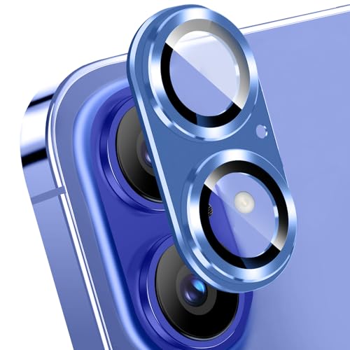 HeeYeal Kameraschutz für iPhone 16/iPhone 16 Plus Kamera Schutzfolie, 9H Härte Panzer Schutz Glas Aluminiumlegierung Linsenschutz Kamerafolie, HD Camera Protector für iPhone 16/iPhone 16 Plus - Blau HeeYeal Kameraschutz für iPhone 16/iPhone 16 Plus Kamera Schutzfolie, 9H Härte Panzer Schutz Glas Aluminiumlegierung Linsenschutz Kamerafolie, HD Camera Protector für iPhone 16/iPhone 16 Plus - Blau von HeeYeal