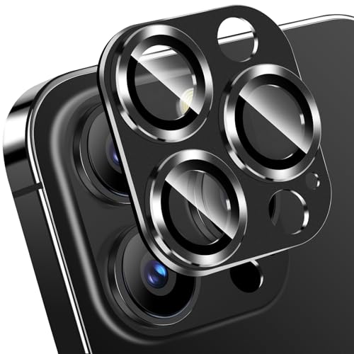 HeeYeal Kameraschutz für iPhone 16 Pro/iPhone 16 Pro Max Kamera Schutzfolie, 9H Härte Schutz Glas Aluminiumlegierung Linsenschutz Kamerafolie, HD Camera Protector für iPhone 16 Pro/16 Pro Max-Schwarz HeeYeal Kameraschutz für iPhone 16 Pro/iPhone 16 Pro Max Kamera Schutzfolie, 9H Härte Schutz Glas Aluminiumlegierung Linsenschutz Kamerafolie, HD Camera Protector für iPhone 16 Pro/16 Pro Max-Schwarz von HeeYeal