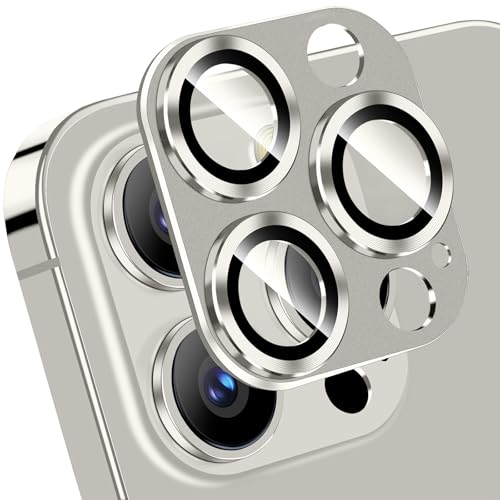HeeYeal Kameraschutz für iPhone 16 Pro/iPhone 16 Pro Max Kamera Schutzfolie, 9H Härte Schutz Glas Aluminiumlegierung Linsenschutz Kamerafolie, HD Camera Protector für iPhone 16 Pro/16 Pro Max - Grau HeeYeal Kameraschutz für iPhone 16 Pro/iPhone 16 Pro Max Kamera Schutzfolie, 9H Härte Schutz Glas Aluminiumlegierung Linsenschutz Kamerafolie, HD Camera Protector für iPhone 16 Pro/16 Pro Max - Grau von HeeYeal