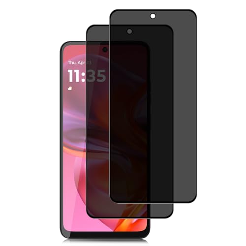 HeeYeal Privacy Schutzfolie Kompatible mit Motorola Moto G05, Bruchsicher Anti-Kratzer, Panzer Schutz Glas Anti-Spy Folie, 2 Stück 9H Härte Anti-Spähen Sichtschutzfolie für Motorola Moto G05 HeeYeal Privacy Schutzfolie Kompatible mit Motorola Moto G05, Bruchsicher Anti-Kratzer, Panzer Schutz Glas Anti-Spy Folie, 2 Stück 9H Härte Anti-Spähen Sichtschutzfolie für Motorola Moto G05 von HeeYeal