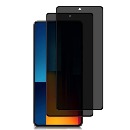 HeeYeal Privacy Schutzfolie Kompatible mit Xiaomi Poco M6 4G, Panzer Schutz Glas Anti-Spy Folie, Bruchsicher Anti-Kratzer, 2 Stück 9H Härte Anti-Spähen Sichtschutzfolie für Xiaomi Poco M6 4G HeeYeal Privacy Schutzfolie Kompatible mit Xiaomi Poco M6 4G, Panzer Schutz Glas Anti-Spy Folie, Bruchsicher Anti-Kratzer, 2 Stück 9H Härte Anti-Spähen Sichtschutzfolie für Xiaomi Poco M6 4G von HeeYeal