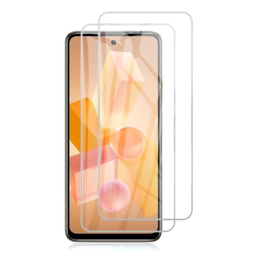 HeeYeal Schutzfolie Kompatible mit Infinix Hot 40i 4G, [2 Stück] 9H Härte Ultrabeständig Displayschutz, Bruchsicher Anti-Kratzer, HD-Klar Panzer Schutz Glas für Infinix Hot 40i 4G von HeeYeal