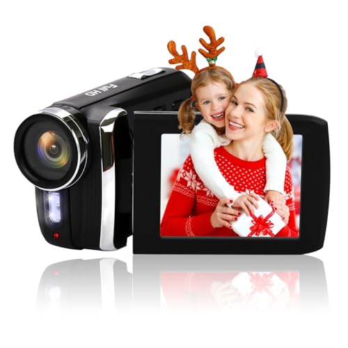 Heegomn Digital Camcorder Anfänger für Kinder/Kinder/Jugendliche, Mini-Videokamera 1080P HD/ 36MP/ 2.8" LCD/Rechargable Battery/ 8X Digital Zoom von Heegomn