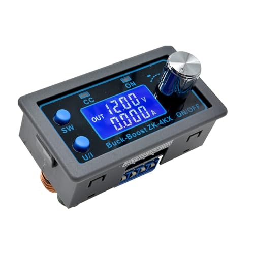 DC DC Buck-Boost-Wandler,Variabler Spannungsregler Leistungsmodul CC CV 0,5-30V 4A 5V 6V 12V 24V LCD-Anzeige Einstellbare spannungsgeregelte Laborstromversorgung. von Heemol
