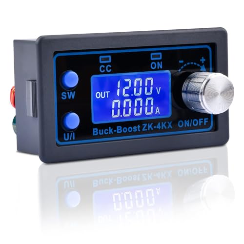 DC DC Buck-Boost-Wandler Variabler Spannungsregler CC CV 0,5-30V 4A 5V 6V 12V 24V Leistungsmodul Einstellbare spannungsgeregelte Laborstromversorgung LCD-Anzeige. von Heemol