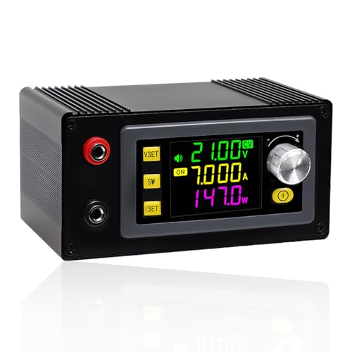 DC Einstellbarer Buck-Boost-Wandler Spannungsregler DC6-36V 150W Konstante Spannung Konstanter Strom Solarlademodul LCD-Anzeige Gehäuse mit umfangreicher Schnittstelle von Heemol