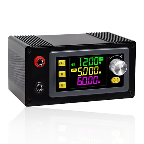 DC Einstellbarer Buck-Boost-Wandler Spannungsregler DC6-36V 60W Konstante Spannung Konstanter Strom Solarlademodul LCD-Anzeige Gehäuse mit umfangreicher Schnittstelle von Heemol
