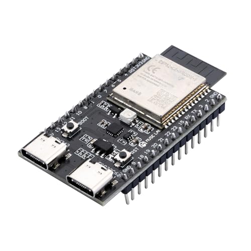 ESP32-C6 ESP32-C6-WROOM-1 Entwicklungsboard 512KB SRAM 2.4 GHz WLAN WiFi Bluetooth 5.0 Entwicklungsboard Core Board Onboard Dual Type-C 2 Stück. von Heemol