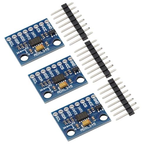 Heevhas 3PCS ADXL345 GY-291 3-Achsen Beschleunigungsmesser Digitales Schwerkraft Sensor Modul Neigungsmodul IIC SPI Übertragung für Arduino für Raspberry Pi von Heevhas