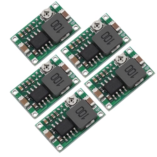 Heevhas 5PCS DC-DC Spannungsregler Step-Down-Leistungswandlermodul Mini360 Buck Converter 3A 4,75-23 V zu 1,0-17 V Einstellbare Stromversorgungsmodul Step Down-Modul von Heevhas