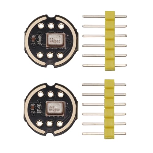 Heevhas INMP441 Omnidirektionales Mikrofon Modul I2S MEMS Schnittstelle Hohe Präzision, geringer Stromverbrauch (2 Stück) von Heevhas