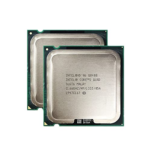 2 Stück Intel Core 2 Quad Q8400 2,6 GHz Quad-Core Quad-Thread CPU Prozessor 4M 95W LGA 775 KEIN LÜFTER von Hegem