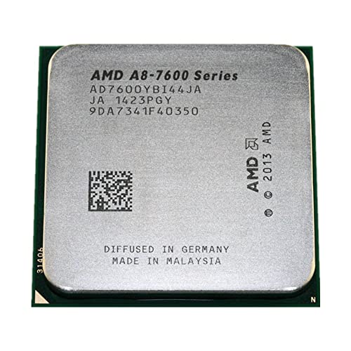 AMD A8-Serie A8-7600 A8 7600 3,1 GHz Quad-Core AD7600YBI44JA/ AD760BYBI44JA Sockel FM2+ KEIN LÜFTER von Hegem