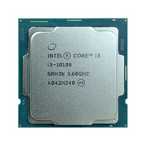 Intel Core I3-10100 I3 10100 3,6 GHz 4-Core 8-Thread CPU Prozessor L2 = 1M L3 = 6m 65W LGA 1200 KEIN LÜFTER von Hegem