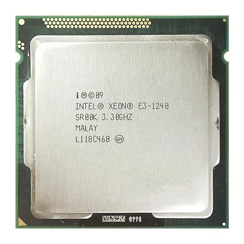 Intel Xeon E3-1240 E3 1240 3,3 GHz Quad-Core Eight-Thread CPU Prozessor 8M 80W LGA 1155 KEIN LÜFTER von Hegem